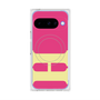 プレミアムスクエアケース with Pixelsnap［ オリジナル - initial color - H pink ］