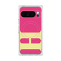 プレミアムスクエアケース with Pixelsnap［ オリジナル - initial color - H pink ］