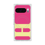 プレミアムスクエアケース with Pixelsnap［ オリジナル - initial color - H pink ］