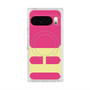 プレミアムスクエアケース with Pixelsnap［ オリジナル - initial color - H pink ］