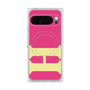 プレミアムスクエアケース with Pixelsnap［ オリジナル - initial color - H pink ］