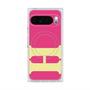 プレミアムスクエアケース with Pixelsnap［ オリジナル - initial color - H pink ］