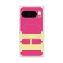 プレミアムスクエアケース with Pixelsnap［ オリジナル - initial color - H pink ］