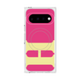 プレミアムスクエアケース with Pixelsnap［ オリジナル - initial color - H pink ］