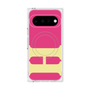 プレミアムスクエアケース with Pixelsnap［ オリジナル - initial color - H pink ］