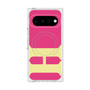 プレミアムスクエアケース with Pixelsnap［ オリジナル - initial color - H pink ］