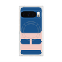 プレミアムスクエアケース with Pixelsnap［ オリジナル - initial color - H navy ］