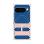 プレミアムスクエアケース with Pixelsnap［ オリジナル - initial color - H navy ］