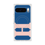 プレミアムスクエアケース with Pixelsnap［ オリジナル - initial color - H navy ］