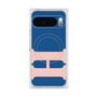 プレミアムスクエアケース with Pixelsnap［ オリジナル - initial color - H navy ］
