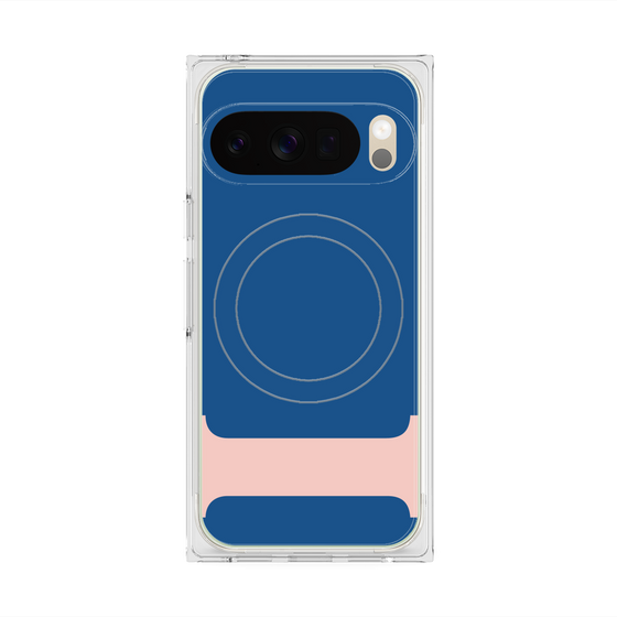 プレミアムスクエアケース with Pixelsnap［ オリジナル - initial color - I navy ］