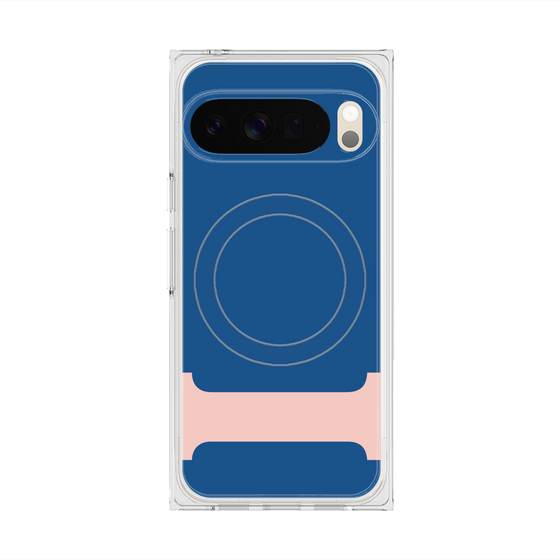 プレミアムスクエアケース with Pixelsnap［ オリジナル - initial color - I navy ］