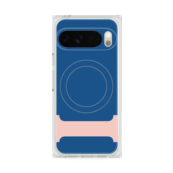 プレミアムスクエアケース with Pixelsnap［ オリジナル - initial color - I navy ］