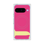 プレミアムスクエアケース with Pixelsnap［ オリジナル - initial color - J pink ］