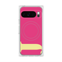 プレミアムスクエアケース with Pixelsnap［ オリジナル - initial color - J pink ］
