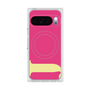 プレミアムスクエアケース with Pixelsnap［ オリジナル - initial color - J pink ］