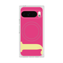 プレミアムスクエアケース with Pixelsnap［ オリジナル - initial color - J pink ］