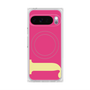 プレミアムスクエアケース with Pixelsnap［ オリジナル - initial color - J pink ］