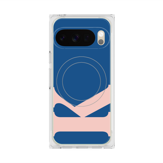 プレミアムスクエアケース with Pixelsnap［ オリジナル - initial color - K navy ］