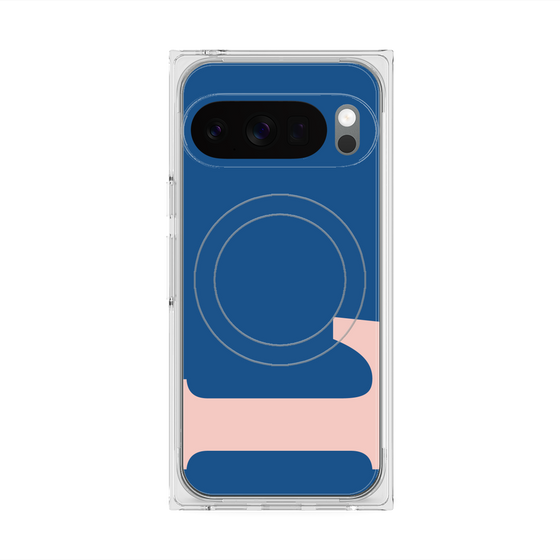 プレミアムスクエアケース with Pixelsnap［ オリジナル - initial color - L navy ］
