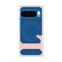 プレミアムスクエアケース with Pixelsnap［ オリジナル - initial color - L navy ］