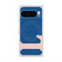 プレミアムスクエアケース with Pixelsnap［ オリジナル - initial color - L navy ］