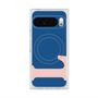 プレミアムスクエアケース with Pixelsnap［ オリジナル - initial color - L navy ］