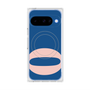 プレミアムスクエアケース with Pixelsnap［ オリジナル - initial color - O navy ］
