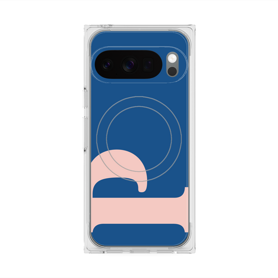 プレミアムスクエアケース with Pixelsnap［ オリジナル - initial color - P navy ］