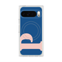 プレミアムスクエアケース with Pixelsnap［ オリジナル - initial color - P navy ］