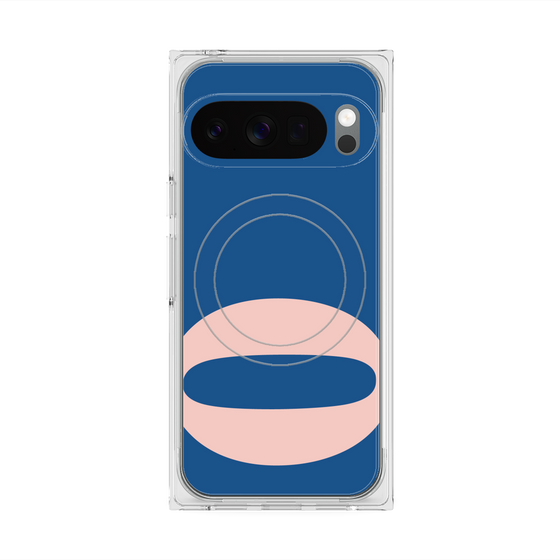 プレミアムスクエアケース with Pixelsnap［ オリジナル - initial color - Q navy ］