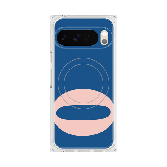 プレミアムスクエアケース with Pixelsnap［ オリジナル - initial color - Q navy ］
