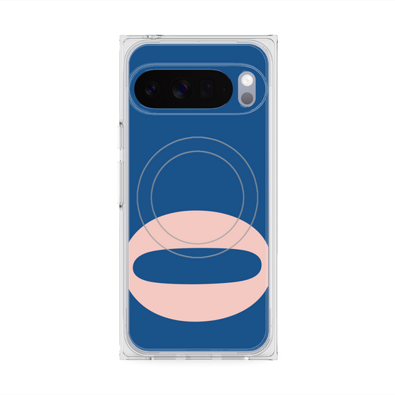 プレミアムスクエアケース with Pixelsnap［ オリジナル - initial color - Q navy ］
