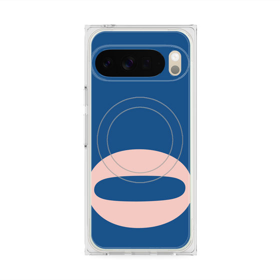 プレミアムスクエアケース with Pixelsnap［ オリジナル - initial color - Q navy ］
