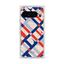 プレミアムスクエアケース with Pixelsnap［ ELLE - カットロゴ - スプリング ］