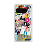 プレミアムスクエアケース with Pixelsnap［ ELLE - マガジン- カラー ］