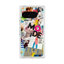 プレミアムスクエアケース with Pixelsnap［ ELLE - マガジン- カラー ］