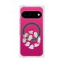 プレミアムスクエアケース with Pixelsnap［ こんにちは、いぬです - みんなそろって - クリア ］