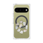 プレミアムスクエアケース with Pixelsnap［ こんにちは、いぬです - みんなそろって - クリア ］