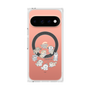 プレミアムスクエアケース with Pixelsnap［ こんにちは、いぬです - みんなそろって - クリア ］