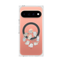 プレミアムスクエアケース with Pixelsnap［ こんにちは、いぬです - みんなそろって - クリア ］
