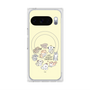 プレミアムスクエアケース with Pixelsnap［ こんにちは、いぬです - みんなそろって - ベージュ ］