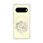 プレミアムスクエアケース with Pixelsnap［ こんにちは、いぬです - みんなそろって - ベージュ ］