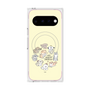 プレミアムスクエアケース with Pixelsnap［ こんにちは、いぬです - みんなそろって - ベージュ ］