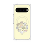 プレミアムスクエアケース with Pixelsnap［ こんにちは、いぬです - みんなそろって - ベージュ ］