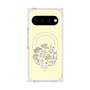 プレミアムスクエアケース with Pixelsnap［ こんにちは、いぬです - みんなそろって - ベージュ ］