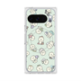 プレミアムスクエアケース with Pixelsnap［ もっさりもさお - もさおがいっぱい - グリーン ］