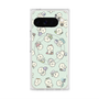 プレミアムスクエアケース with Pixelsnap［ もっさりもさお - もさおがいっぱい - グリーン ］