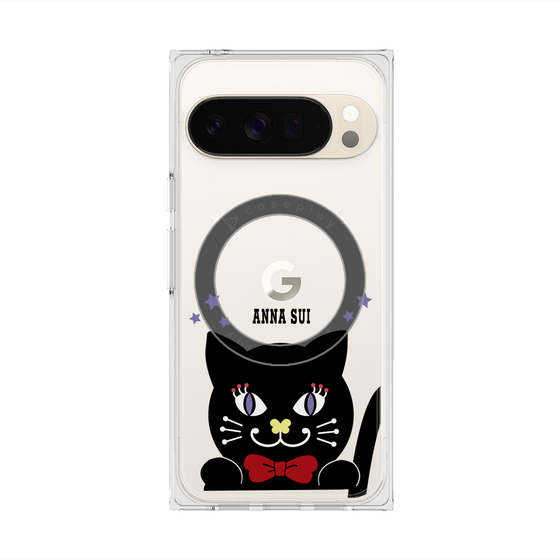 プレミアムスクエアケース with Pixelsnap［ ANNA SUI - TITIとスター - クリア ］