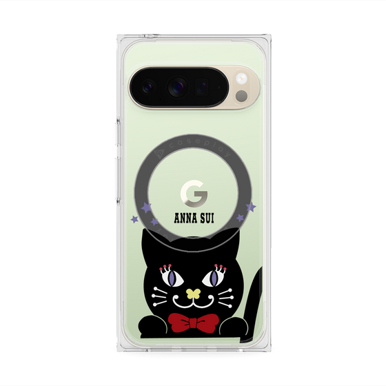 プレミアムスクエアケース with Pixelsnap［ ANNA SUI - TITIとスター - クリア ］